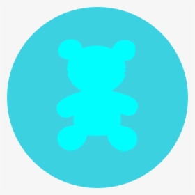 Bear In Circle Blue Svg Clip Arts - Scalable Vector Graphics, HD Png Download, Free Download