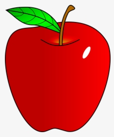 Healthy Food Clipart Bowl Fruit - Red Clipart Apple, HD Png Download, Free Download