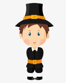 Boy Pilgrim Clipart Boy Pilgrim Clipart - Pilgrim Boy Clipart, HD Png Download, Free Download