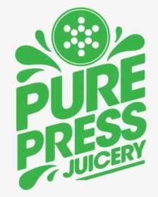 Pure Press Juicery Logo - Cold Pressed Juice Logo, HD Png Download, Free Download