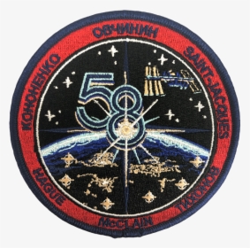 Transparent Space Border Png - Iss Expedition 58 Patch, Png Download, Free Download