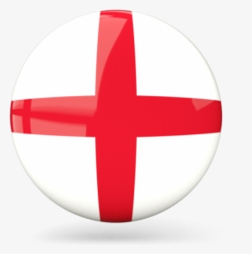 Glossy Round Icon - Round England Flag Png, Transparent Png, Free Download