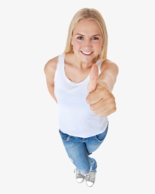 Olympus Education - Girl Standing Smile Png, Transparent Png, Free Download