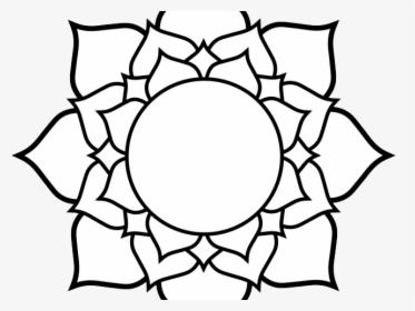 Transparent Flower Pattern Clipart - Hindu Lotus Symbol, HD Png Download, Free Download