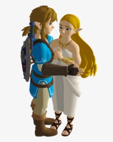 Zelda Botw Png - Link And Zelda Transparent, Png Download, Free Download