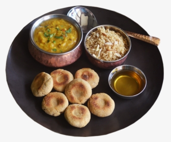 Dal Bati Churma In Udaipur - Traditional Famous Food In India, HD Png Download, Free Download