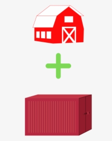 7 Reasons To Build A Barn With Shipping Containers - Illustration, HD Png Download, Free Download