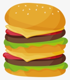 Burger Clipart Burger Mcdonalds - Big Mac Clipart, HD Png Download, Free Download