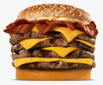 Triple Bacon King Burger, HD Png Download, Free Download