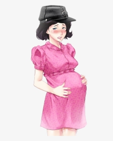 Pregnant Confederate Anne Frank, HD Png Download, Free Download