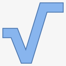Square Root Icon - Square Root Symbol Outline, HD Png Download, Free Download