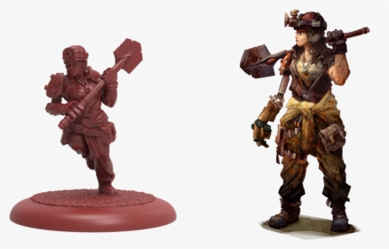 Spade - Miners Guild Guild Ball, HD Png Download, Free Download