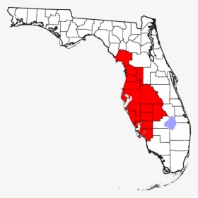 Tampa Florida Werewolf - Lake Okeechobee On Map, HD Png Download, Free Download