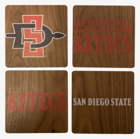 San Diego State University Walnut Coaster Set"  Class= - Plywood, HD Png Download, Free Download