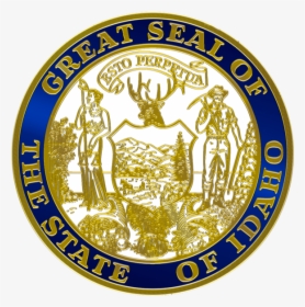 Flag And Seal Of Idaho, HD Png Download, Free Download
