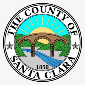 Carved Plaque Of The Seal Of Santa Clara County, California, - County Of Santa Clara Logo, HD Png Download, Free Download