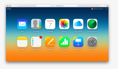 Icloud Main Page - Iphone My Files Icon, HD Png Download, Free Download