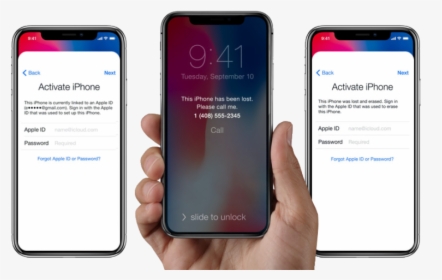Iphone X Activation Lock, HD Png Download, Free Download