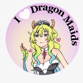 Dragons Dragonmaid Lucoa Lucia Dragonmaid Cute Love - Cartoon, HD Png Download, Free Download