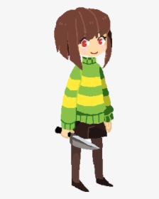 Undertale Frisk Y Chara, HD Png Download, Free Download