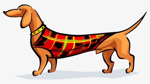 Vector Illustration Of Dachshund Wiener Or Sausage - Dachshund Clip Art, HD Png Download, Free Download