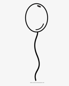 Balloon Coloring Page - Line Art, HD Png Download, Free Download