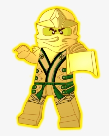 Lego Ninjago Clipart Golden Ninja - Lego Ninjago Lloyd Garmadon Drawing, HD Png Download, Free Download