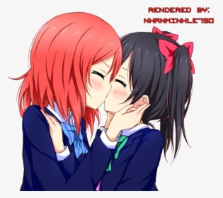 Nico Nico Nii~ Just A Book Full Of Nicomaki, May Contain - Nico X Maki Kiss, HD Png Download, Free Download