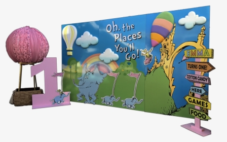 Transparent Oh The Places You"ll Go Balloon Png - Oh The Places You Ll Go Backdrop, Png Download, Free Download