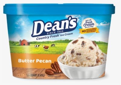 Butter Pecan Png - Salted Caramel Deans Ice Cream, Transparent Png, Free Download