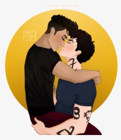 Shadowhunters Clip Malec - Magnus And Alec Fan Art, HD Png Download, Free Download