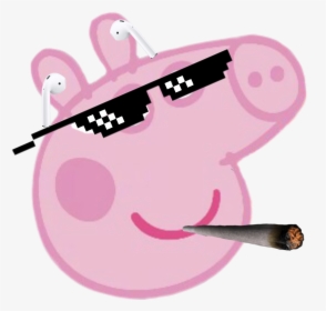 Funny Mlg Png Funny Memes Peppa Pig Transparent Png Kindpng - roblox mlg peppa pig