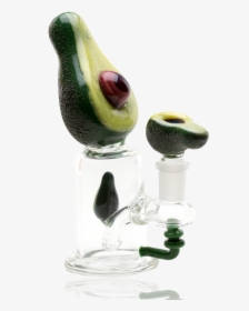 Avocado Mini Rig Water Pipe By Empire Glassworks - Empire Glassworks Avocado Rig, HD Png Download, Free Download