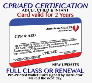 Aha Cpr Guidelines Card, HD Png Download, Free Download
