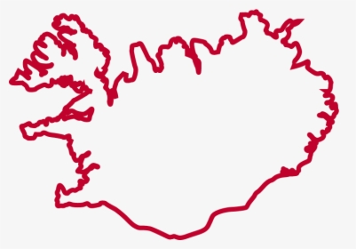 Iceland Map For Draw, HD Png Download, Free Download