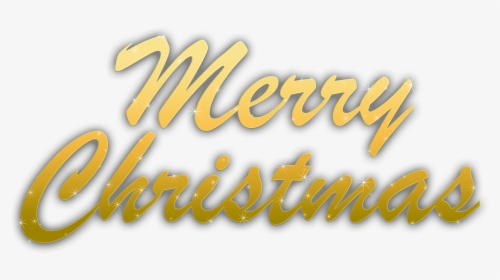 Free Icons Png - Gold Merry Christmas Png, Transparent Png, Free Download