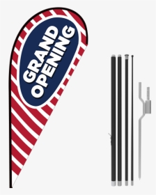 8ft Grand Opening Stock Teardrop Flag With Ground Stake - Koinobori, HD Png Download, Free Download