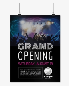 Club Grand Opening Poster Template Preview - Night Club Grand Opening, HD Png Download, Free Download