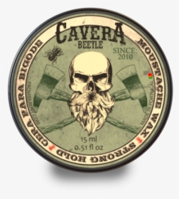 Cavera Beetle Moustache Wax 15ml - Emblem, HD Png Download, Free Download