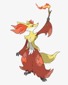 Pokémon Delphox , Png Download - Pokemon Goupelin, Transparent Png, Free Download