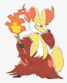 #pokemon #delphox #fanart #artpic , Png Download - Delphox Fanart, Transparent Png, Free Download