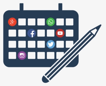 Start Your Free Trial - Social Media Calendar Icon, HD Png Download, Free Download