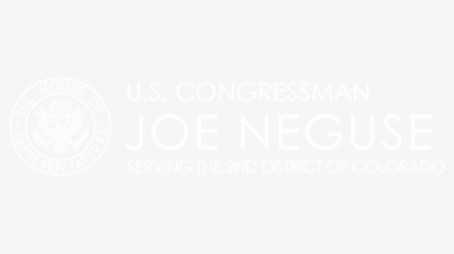 Representative Joe Neguse - Johns Hopkins White Logo, HD Png Download, Free Download