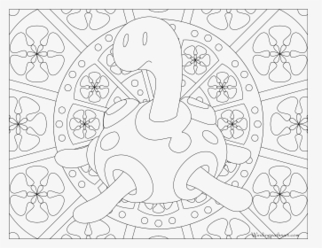 Celebi Pokemon Coloring Page, HD Png Download, Free Download