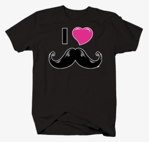 I Love Mustache Hairy Sexy Man Style Pomade Balm T - Socks And Sandals T Shirt, HD Png Download, Free Download