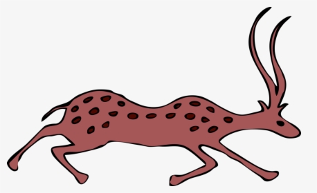 Antelope Deer Pronghorn Drawing Download - Animated Antelope, HD Png Download, Free Download