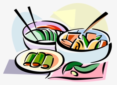 Vector Illustration Of Korean Cuisine Kimchi - Kimchi Clipart, HD Png Download, Free Download