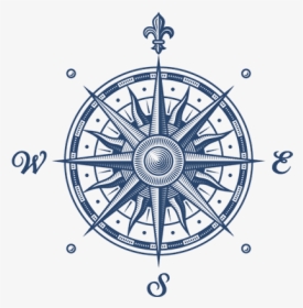 Compass Fleur De Lis, HD Png Download, Free Download