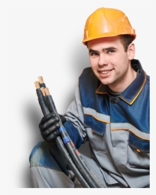 Electrician - Cable Happy Worker, HD Png Download, Free Download