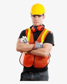 Jmc Electric - Construction Worker White Background, HD Png Download, Free Download